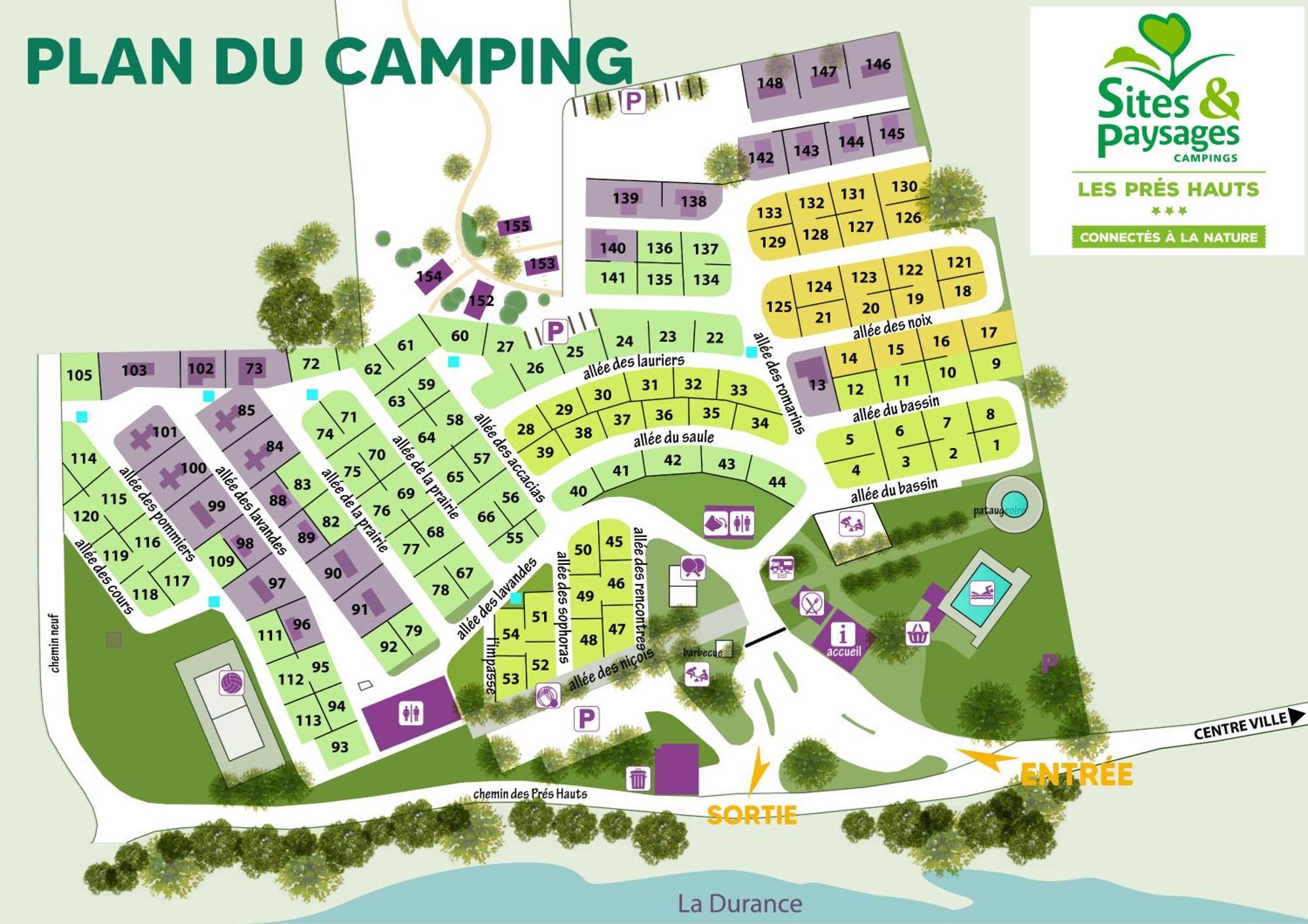Camping Sites Et Paysages Les Pres Hauts Систерон Экстерьер фото
